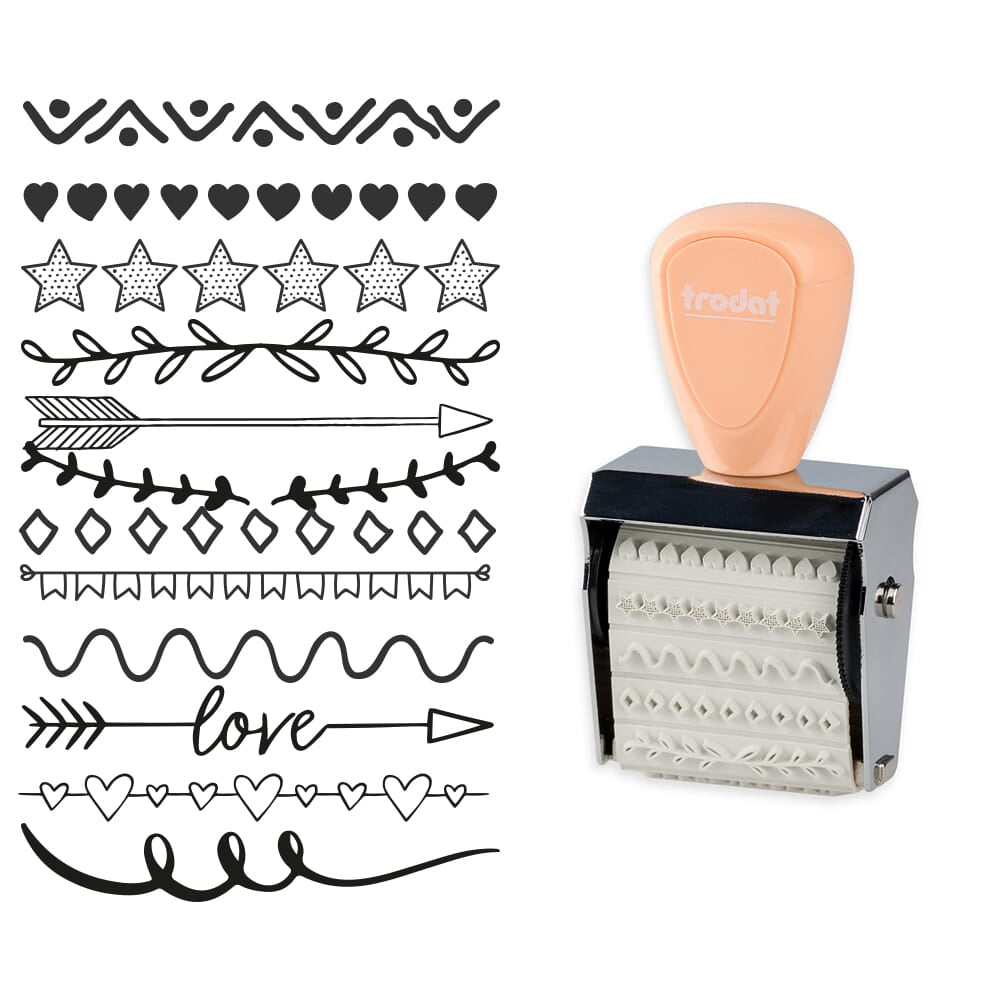 TRODAT Creative Mini Stempel + Kissen Set