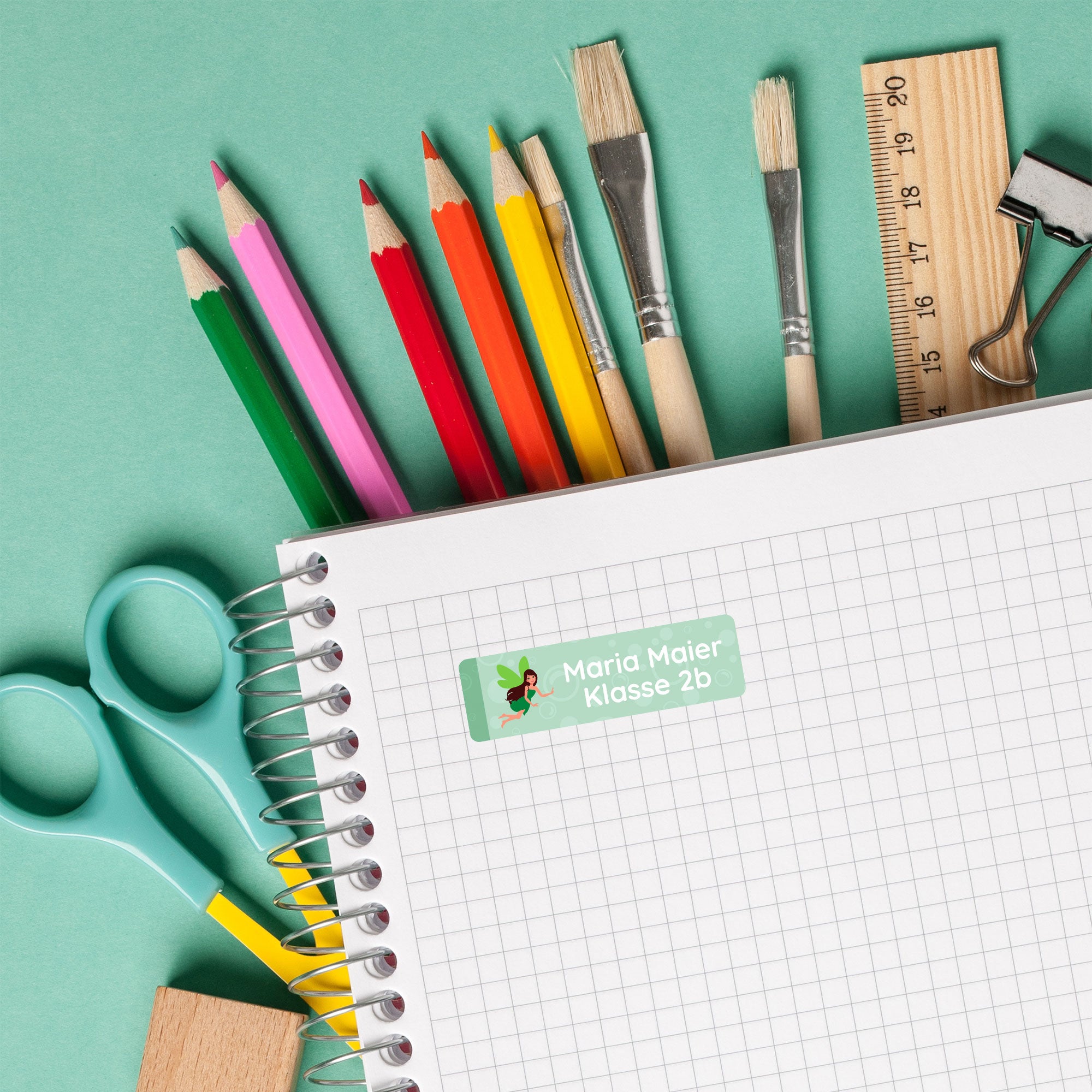 Mehrzeilige Namensaufkleber 110 Stück 50x15 mm - adressaufkleber-fabrik.de