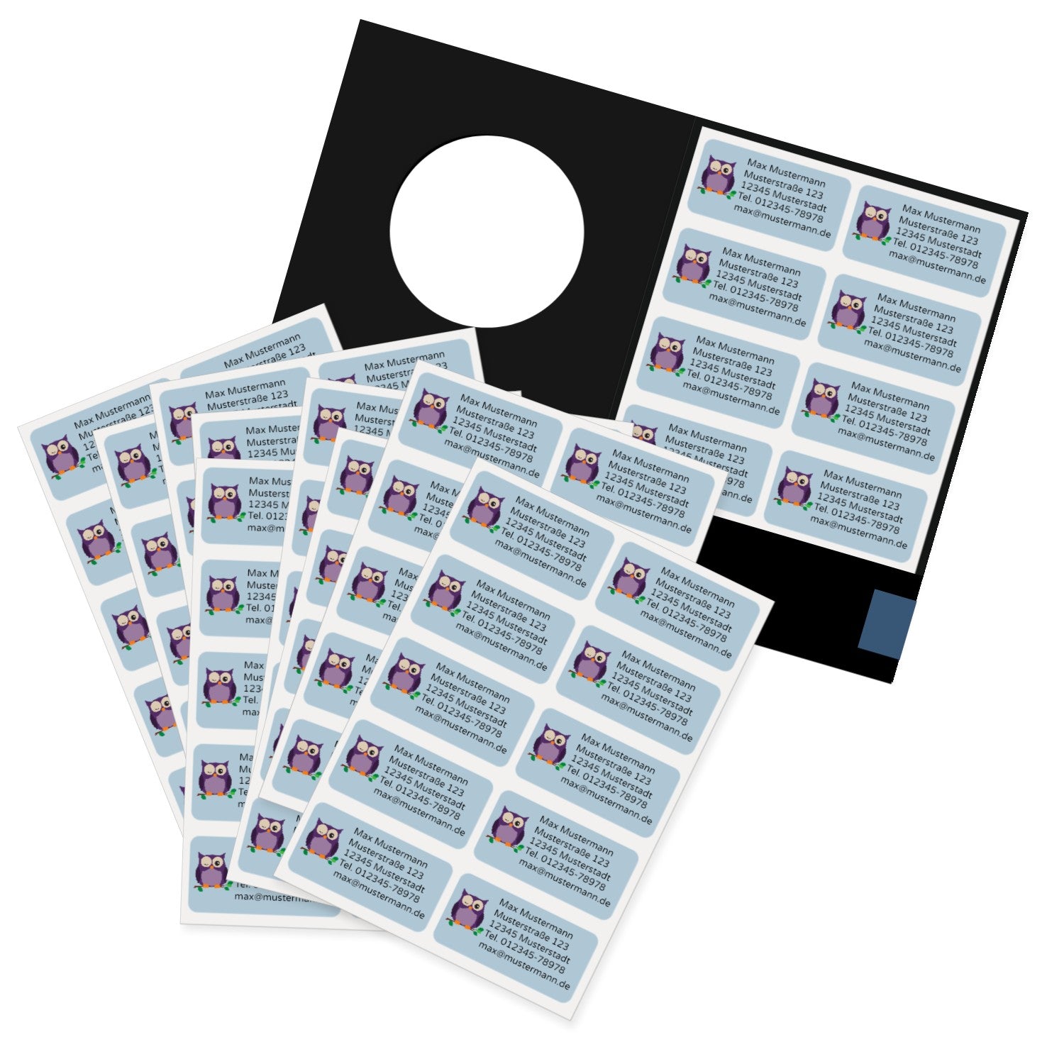 100 Stück Individuelle Adressaufkleber mit Kindermotiv für Schule, Kita & Co. (50x25 mm) - adressaufkleber-fabrik.de