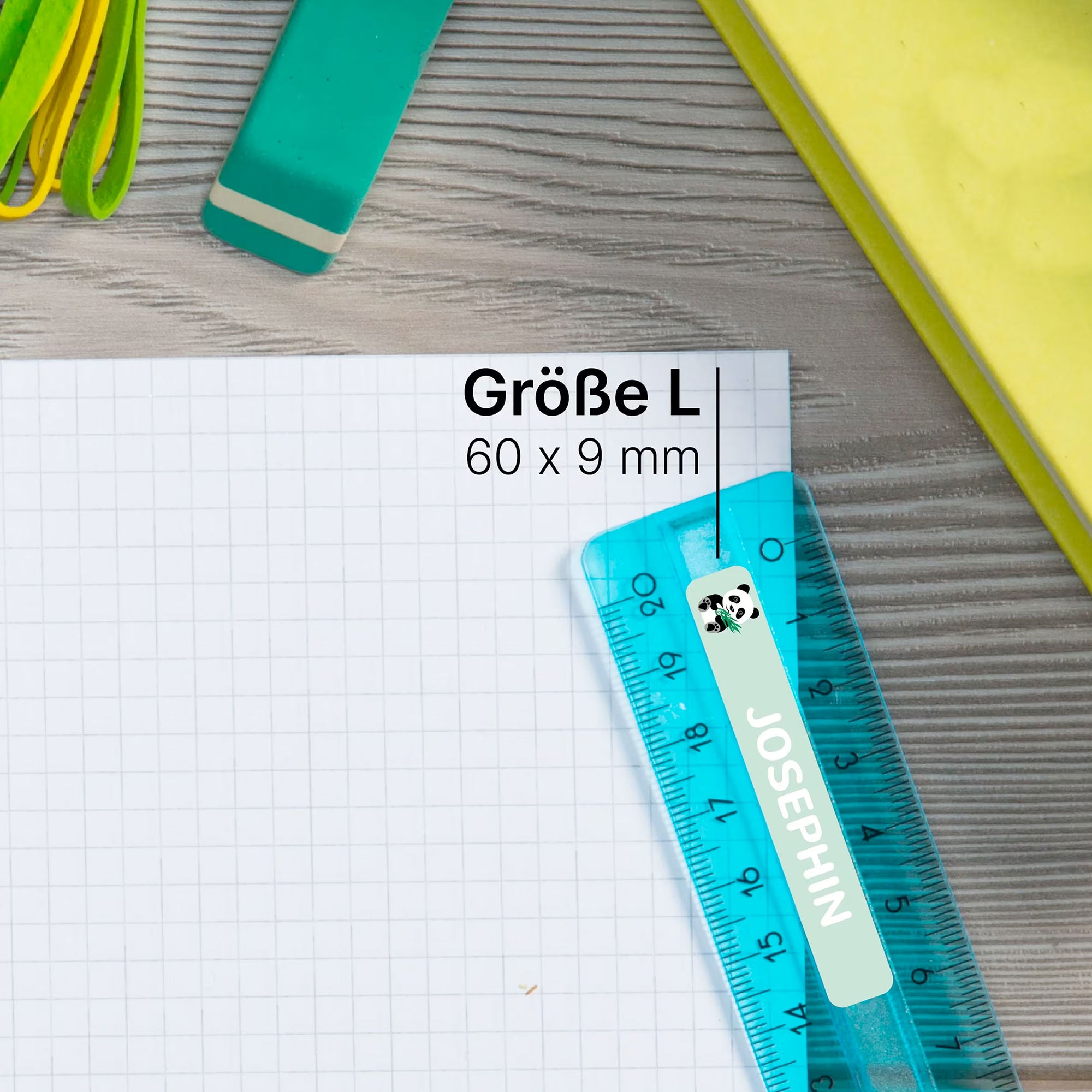 Namensaufkleber 210 Stück für Kinder Größe L ( 60x9 mm) - adressaufkleber-fabrik.de