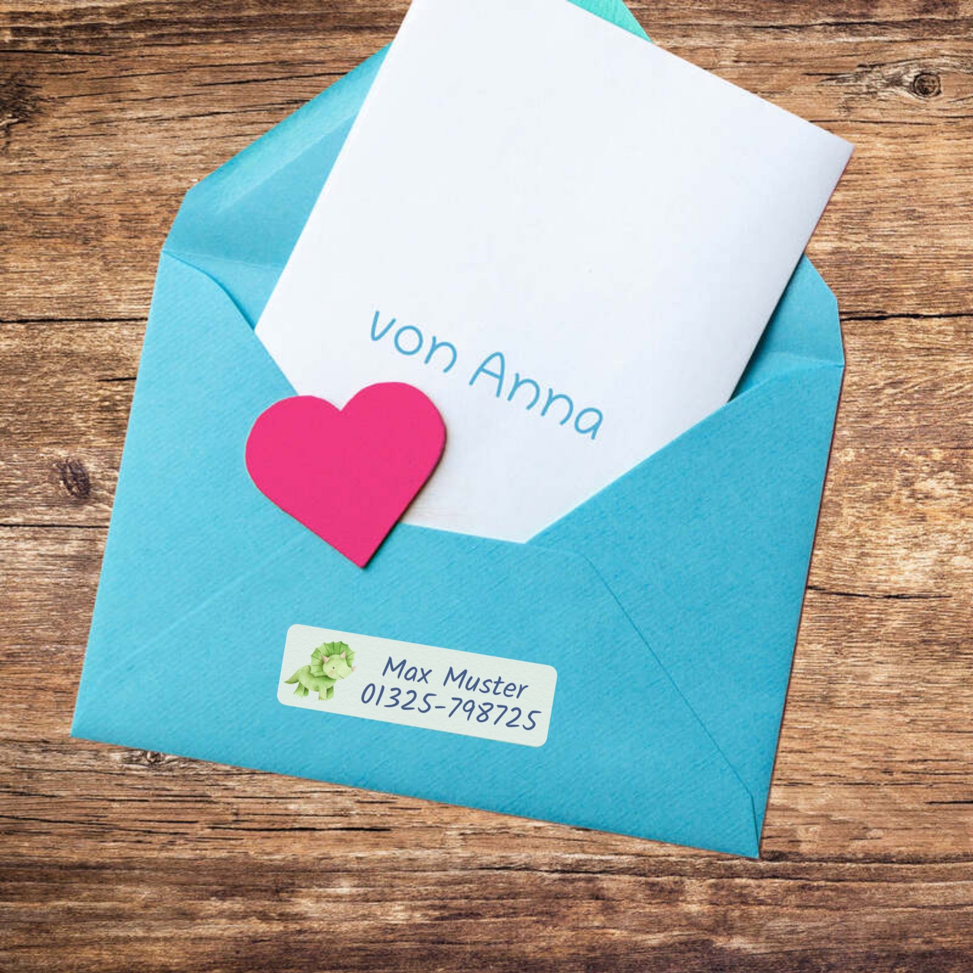 Mehrzeilige Namensaufkleber Aquarell (110 Stück 50x15 mm) - adressaufkleber-fabrik.de