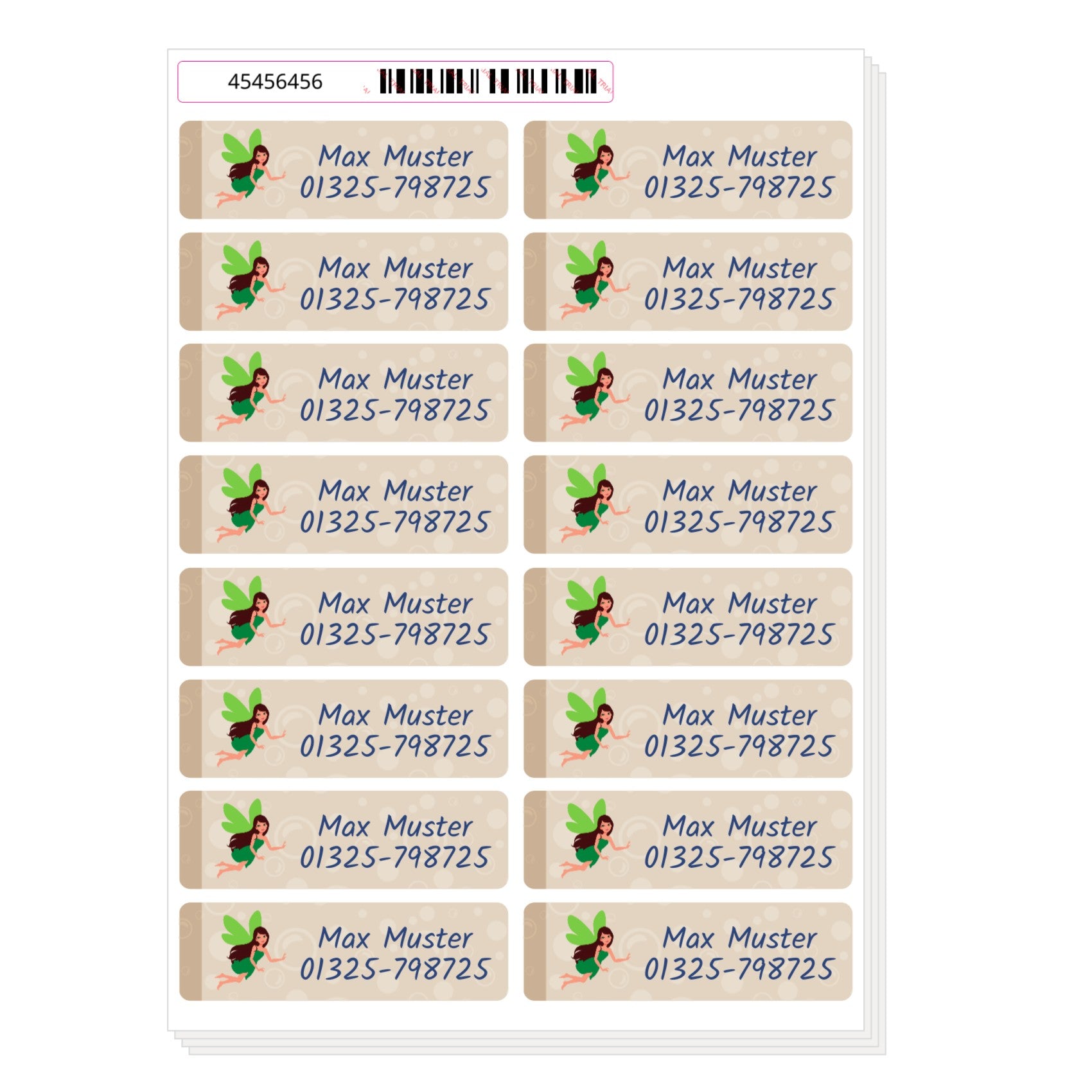 Mehrzeilige Namensaufkleber 110 Stück 50x15 mm - adressaufkleber-fabrik.de