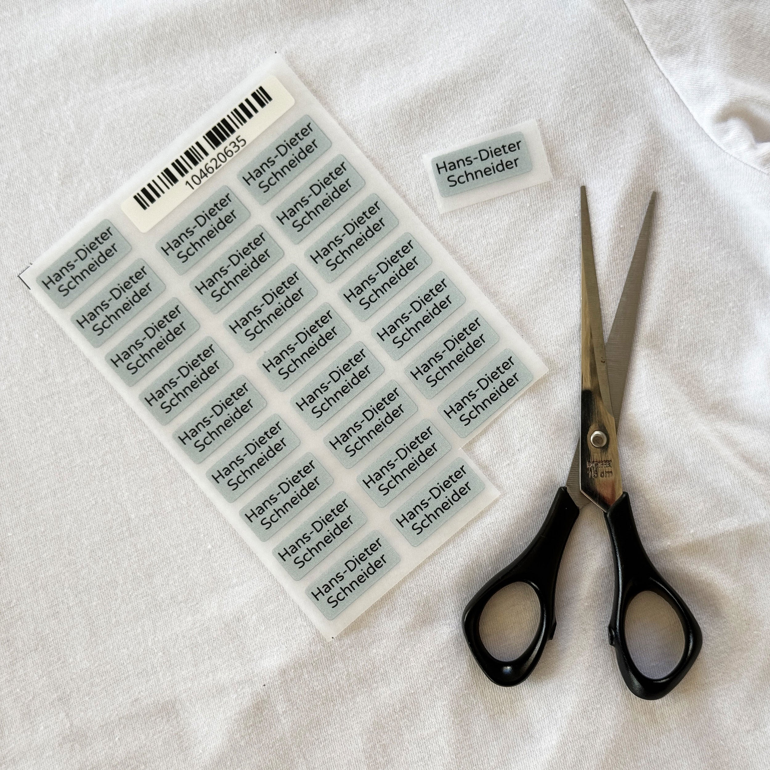 225 Stück Bügeletiketten für Senioren im Altenheim / Pflegeheim / 30x13 mm - adressaufkleber-fabrik.de