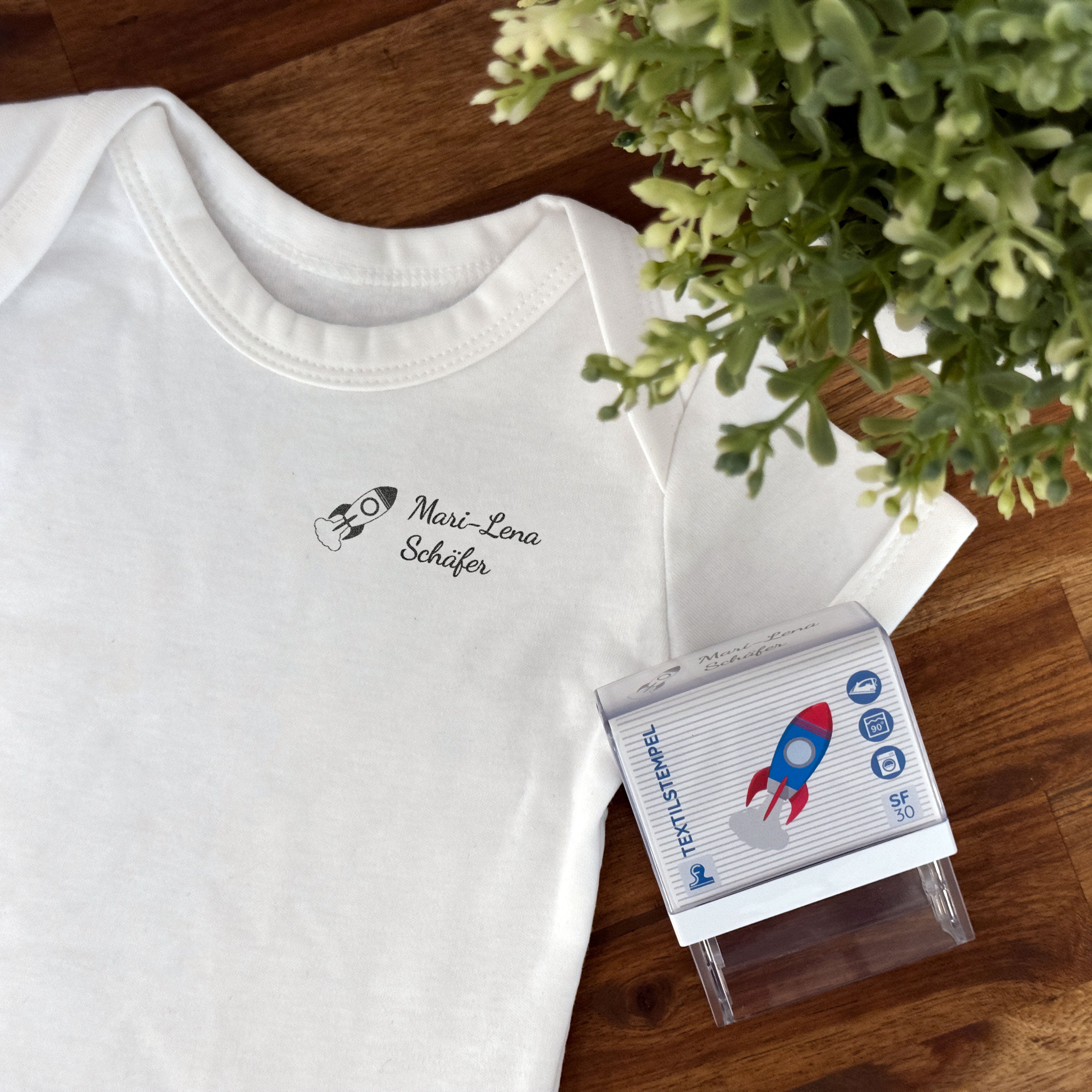 Textilstempel für Kinder 47x18 mm - adressaufkleber-fabrik.de