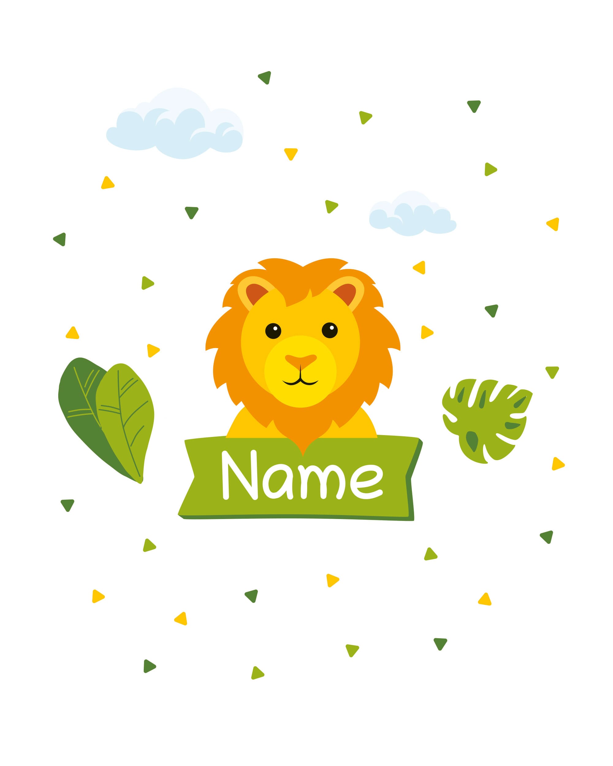 Individualisierbare Türaufkleber / Wandtattoos für Kinder - adressaufkleber-fabrik.de