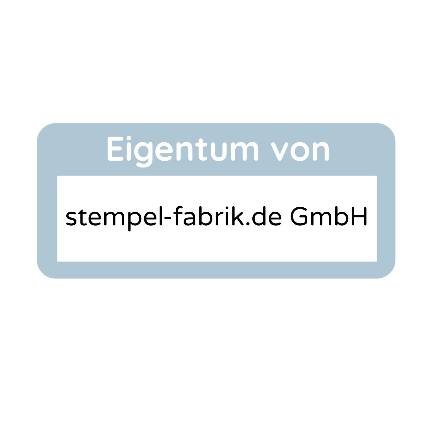 Eigentum Aufkleber (30 Stück 30x13 mm) - adressaufkleber-fabrik.de