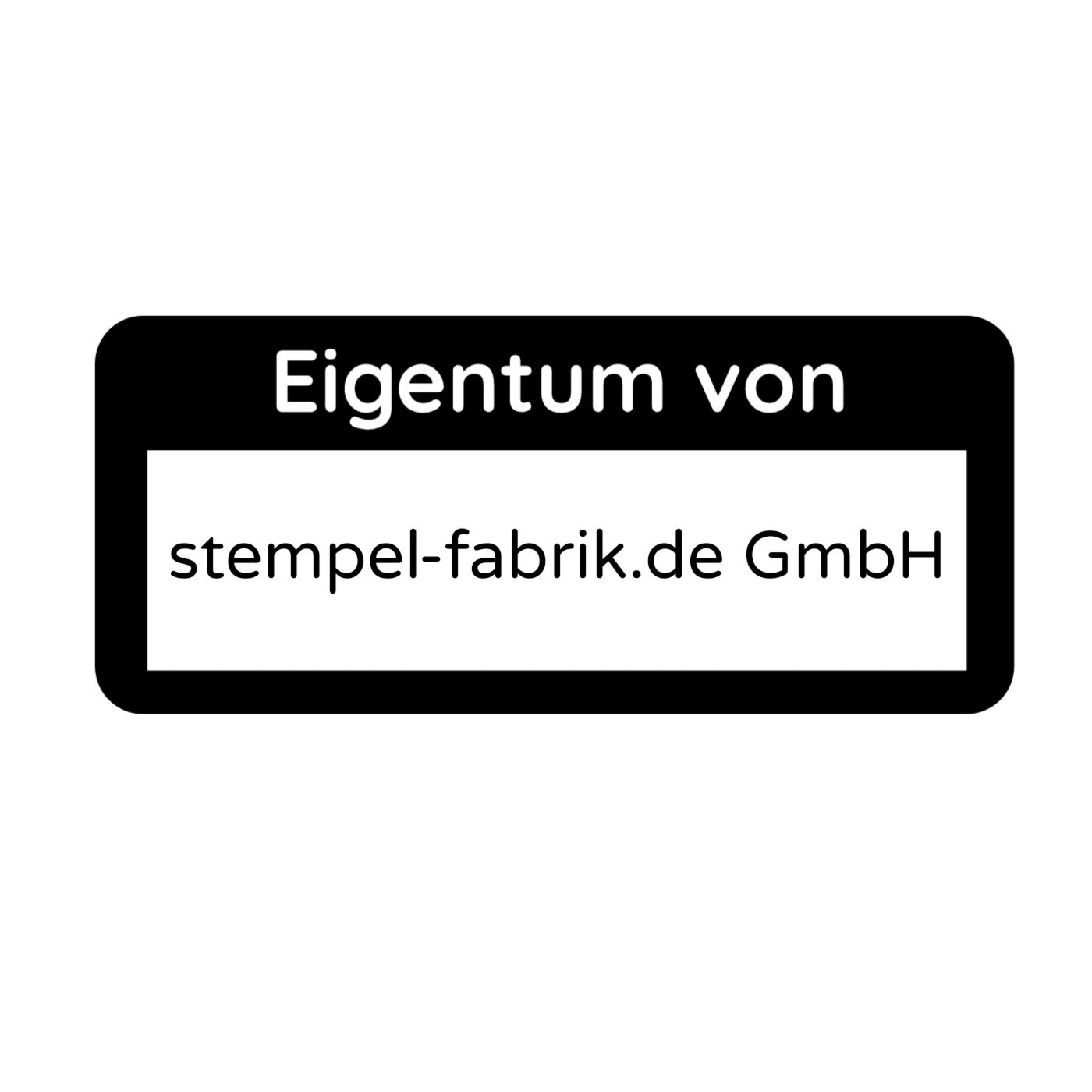 Eigentum Aufkleber (30 Stück 30x13 mm) - adressaufkleber-fabrik.de