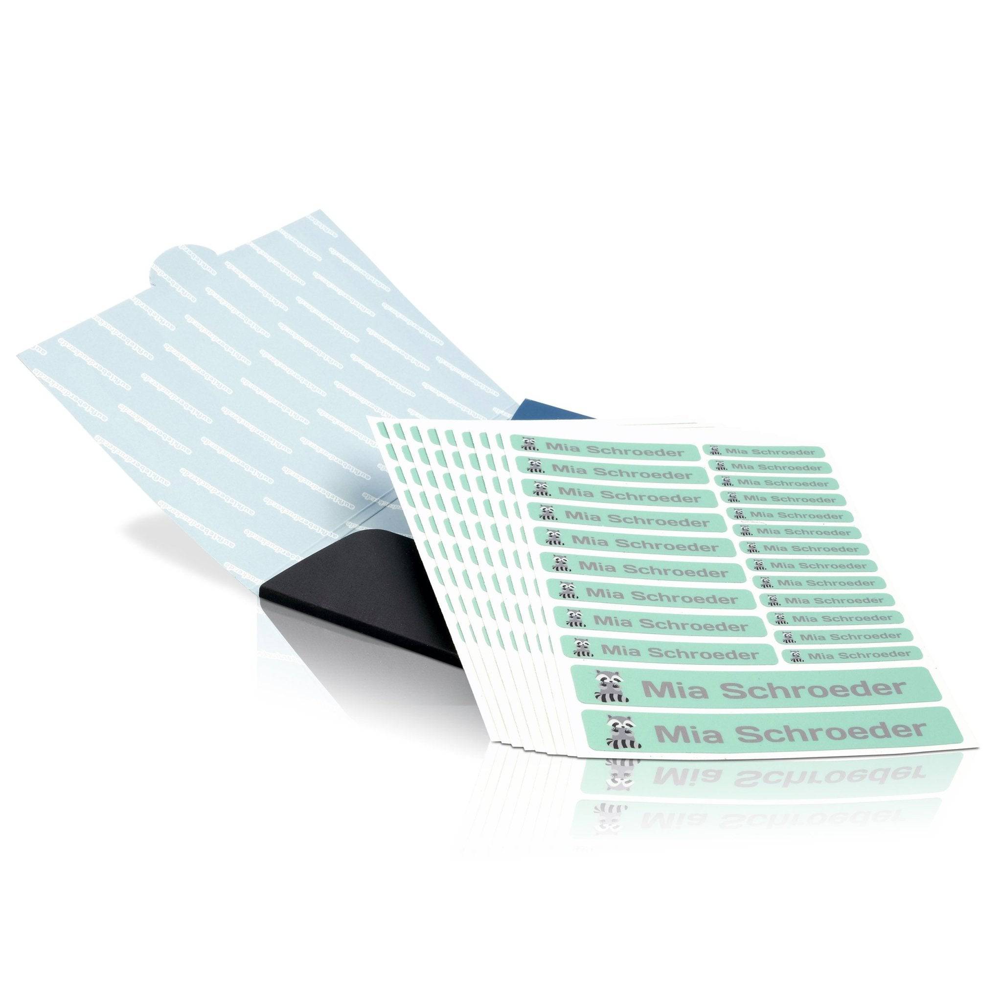 Namensaufkleber für Kinder (Set mit 260 Aufklebern in verschiedenen Größen) Template #2 - adressaufkleber-fabrik.de