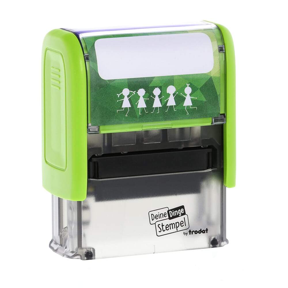 Trodat Deine Dinge Stempel DIY (zum Selbersetzen/ Typo, 37x14 mm) - adressaufkleber-fabrik.de