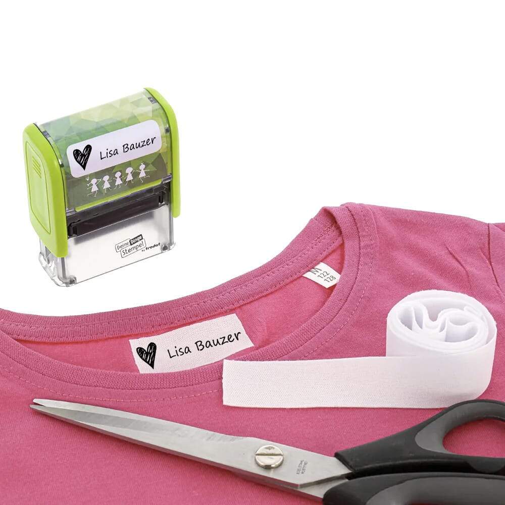 Trodat Deine Dinge Stempel mit Textplattengutschein (37x14 mm - 4 Zeilen) - adressaufkleber-fabrik.de