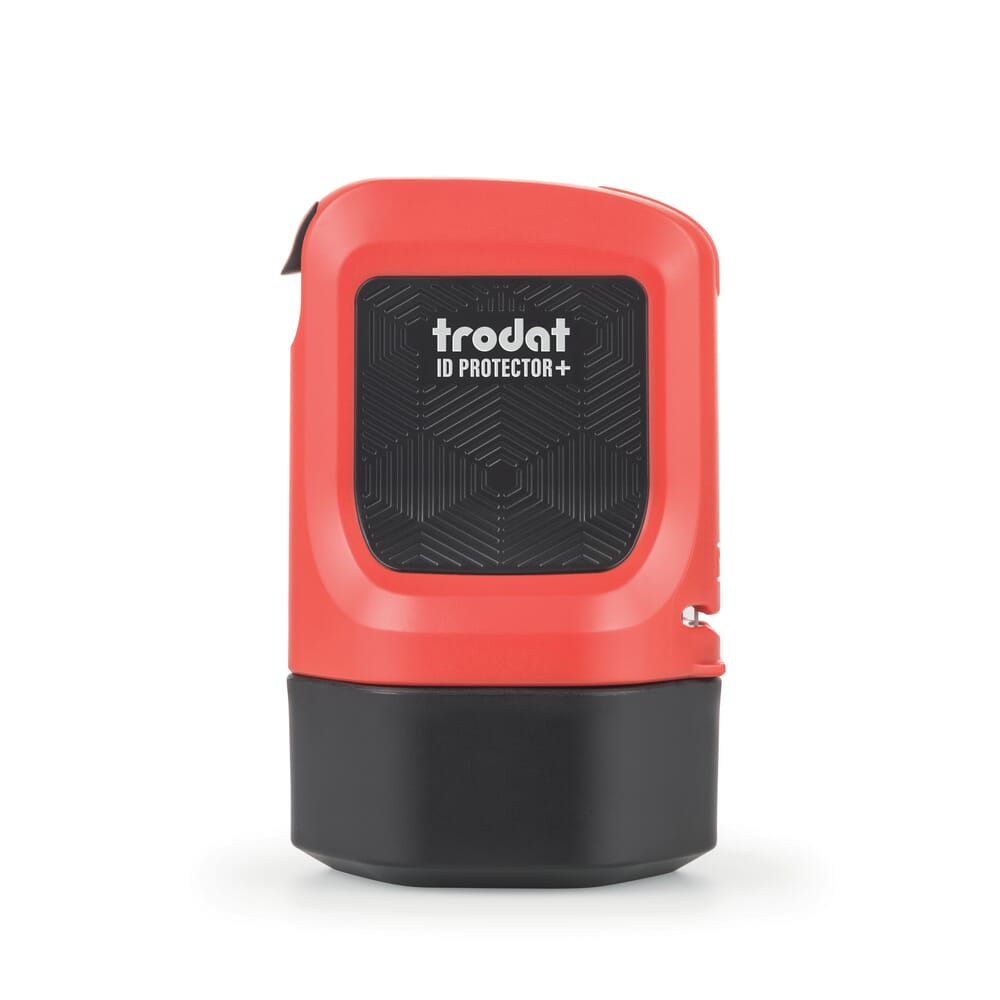 Trodat ID Protector+ – Datenschutz Rollstempel mit integriertem Paket- & Brieföffner (3-in-1)
