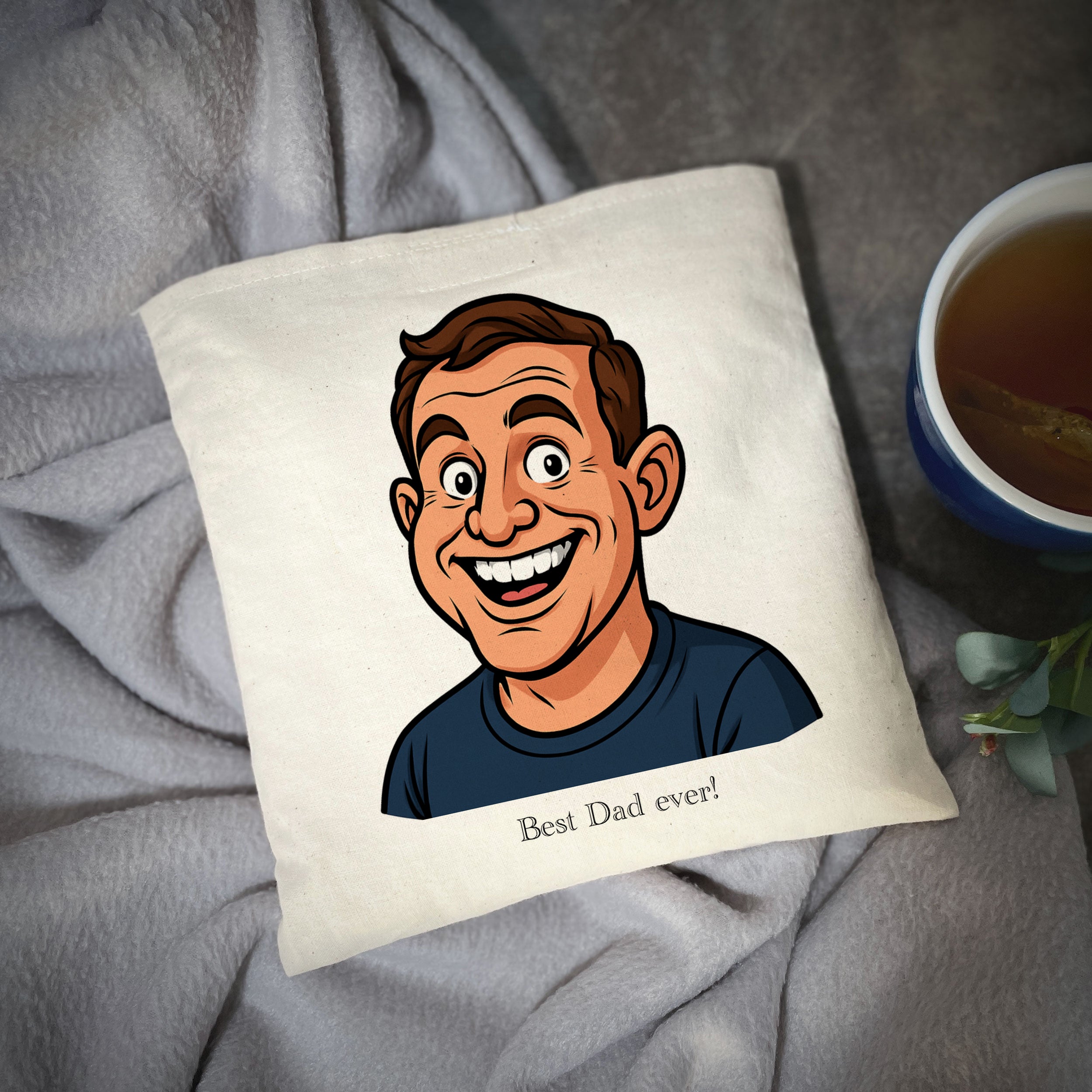 Kirschkernkissen mit Karikatur & Individualisierung