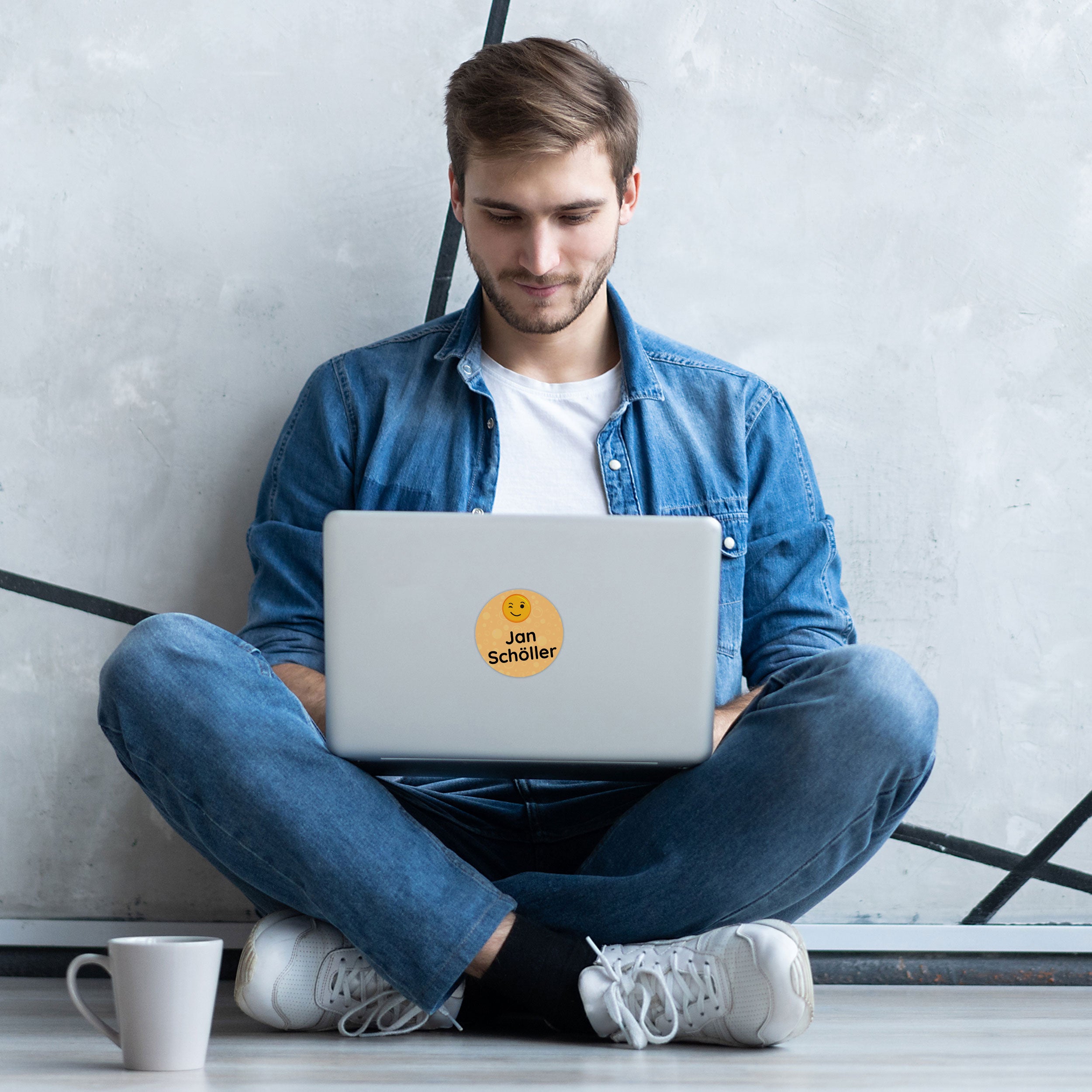 Runde Namensaufkleber versch. Größen (61 Stück) - adressaufkleber-fabrik.de