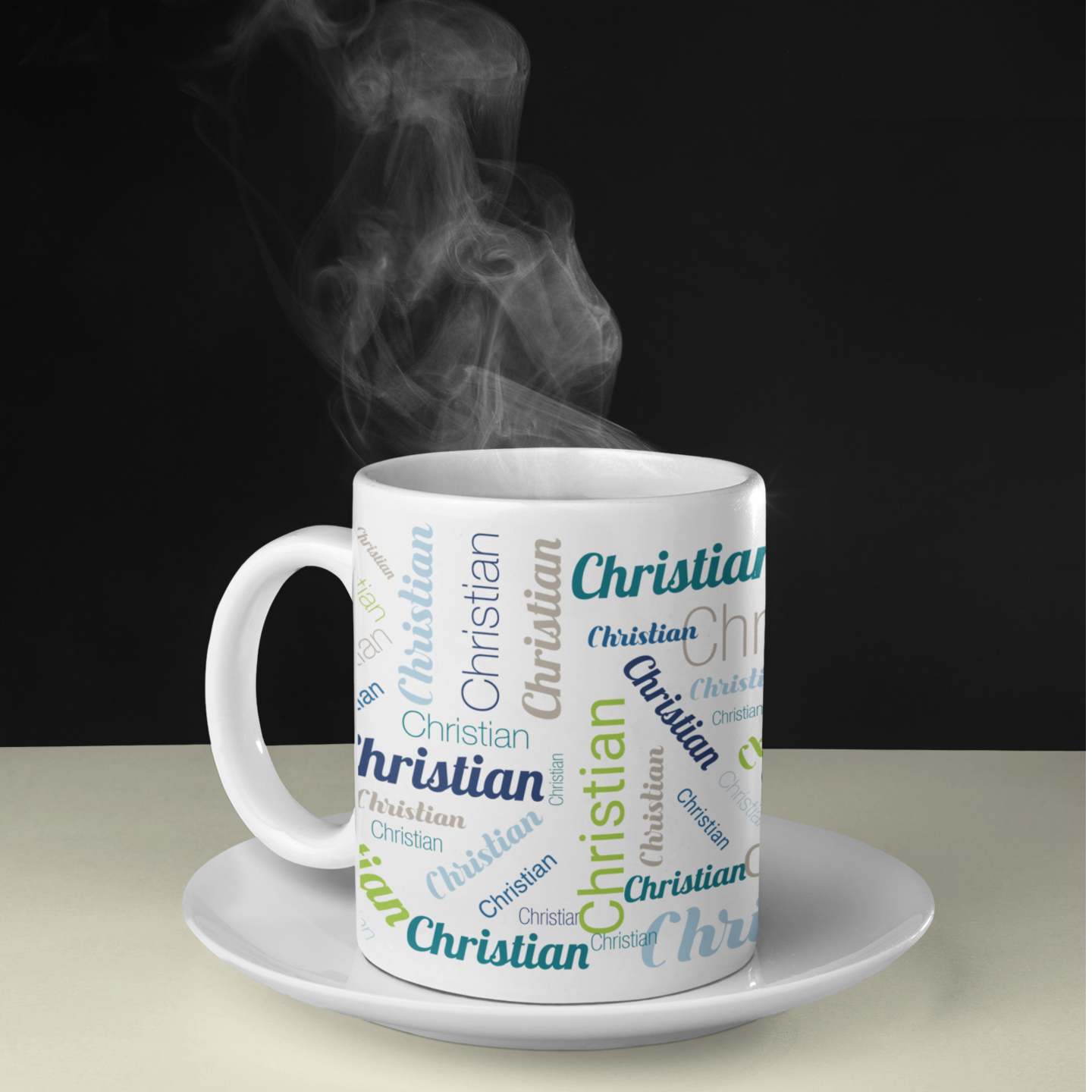Keramiktasse mit Namen / Namenstasse - adressaufkleber-fabrik.de