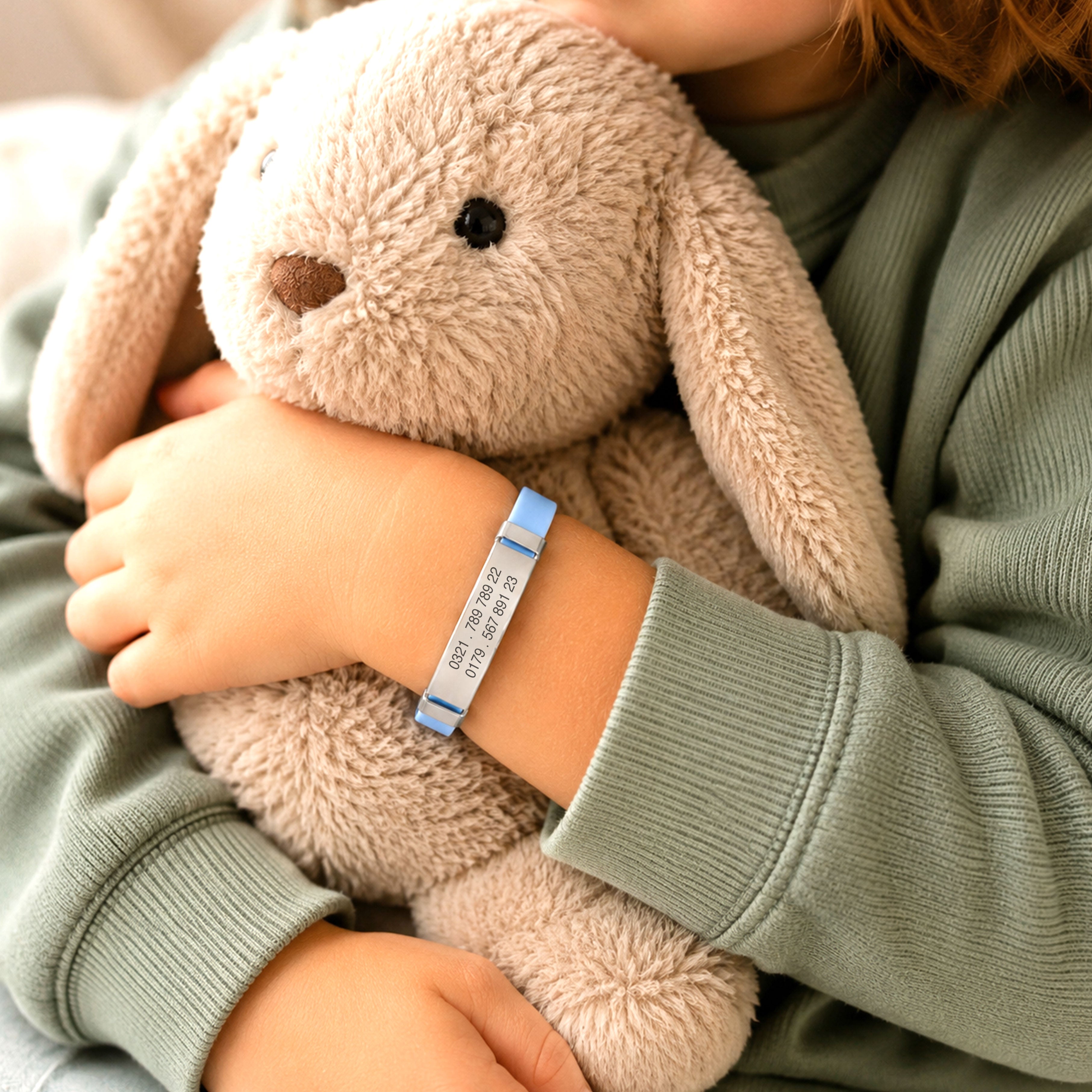 SOS-Armband für Kinder und Senioren / Kinderarmband in 4 Farben