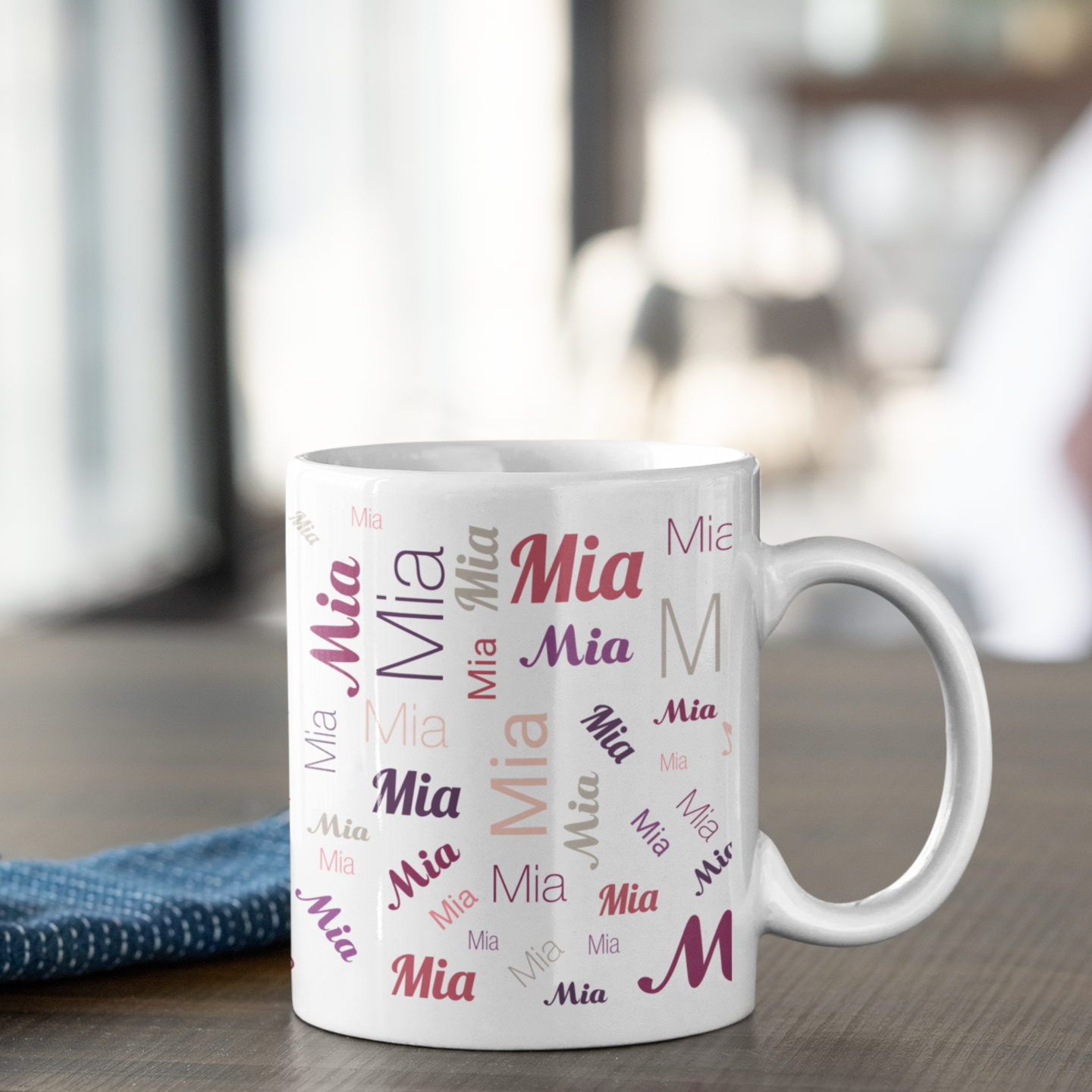 Keramiktasse mit Namen / Namenstasse - adressaufkleber-fabrik.de