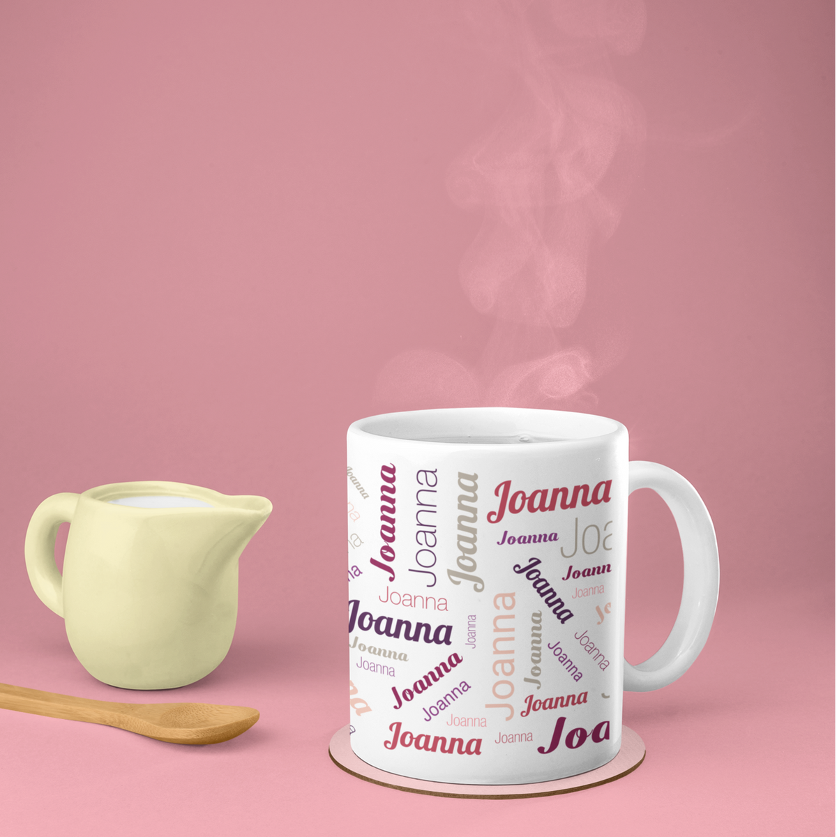 Personalisiert Tasse Mit Name Silke - Motiv Color Paint, Weißer Steingutbecher, 200 Ml, Spülmaschinenfest