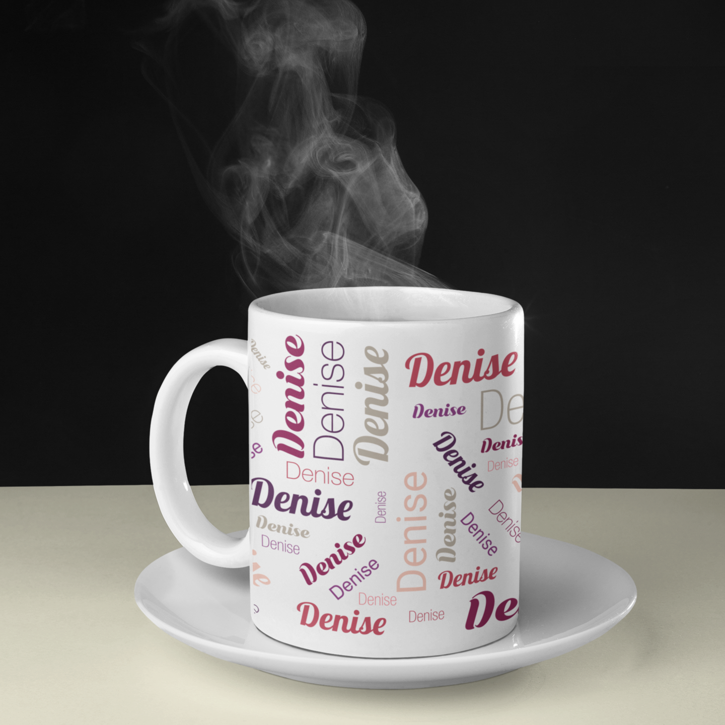 Keramiktasse mit Namen / Namenstasse - adressaufkleber-fabrik.de