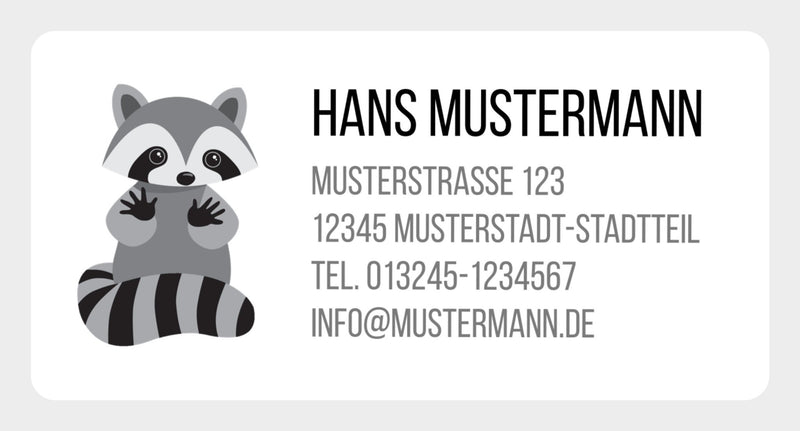Adressaufkleber im Spenderkarton 60x30 mm Template