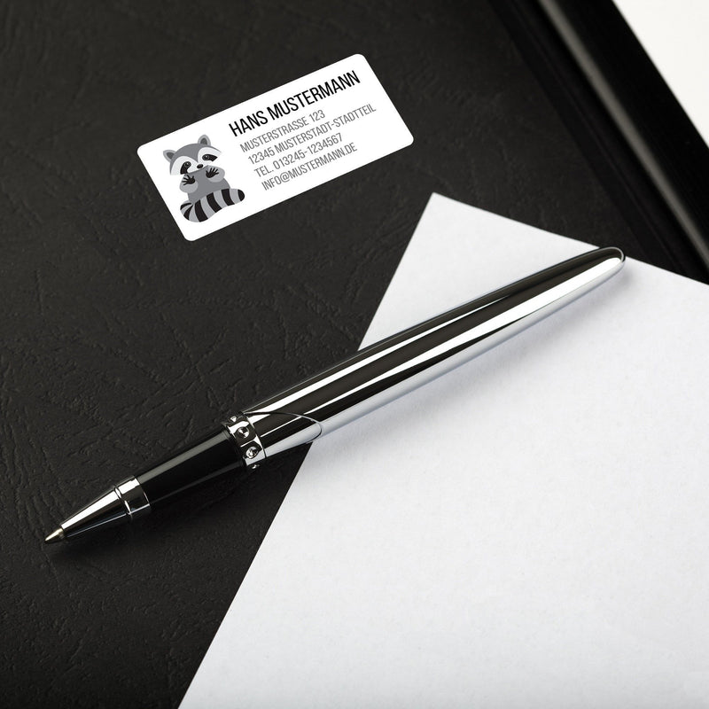 Adressaufkleber im Spenderkarton 60x30 mm Template