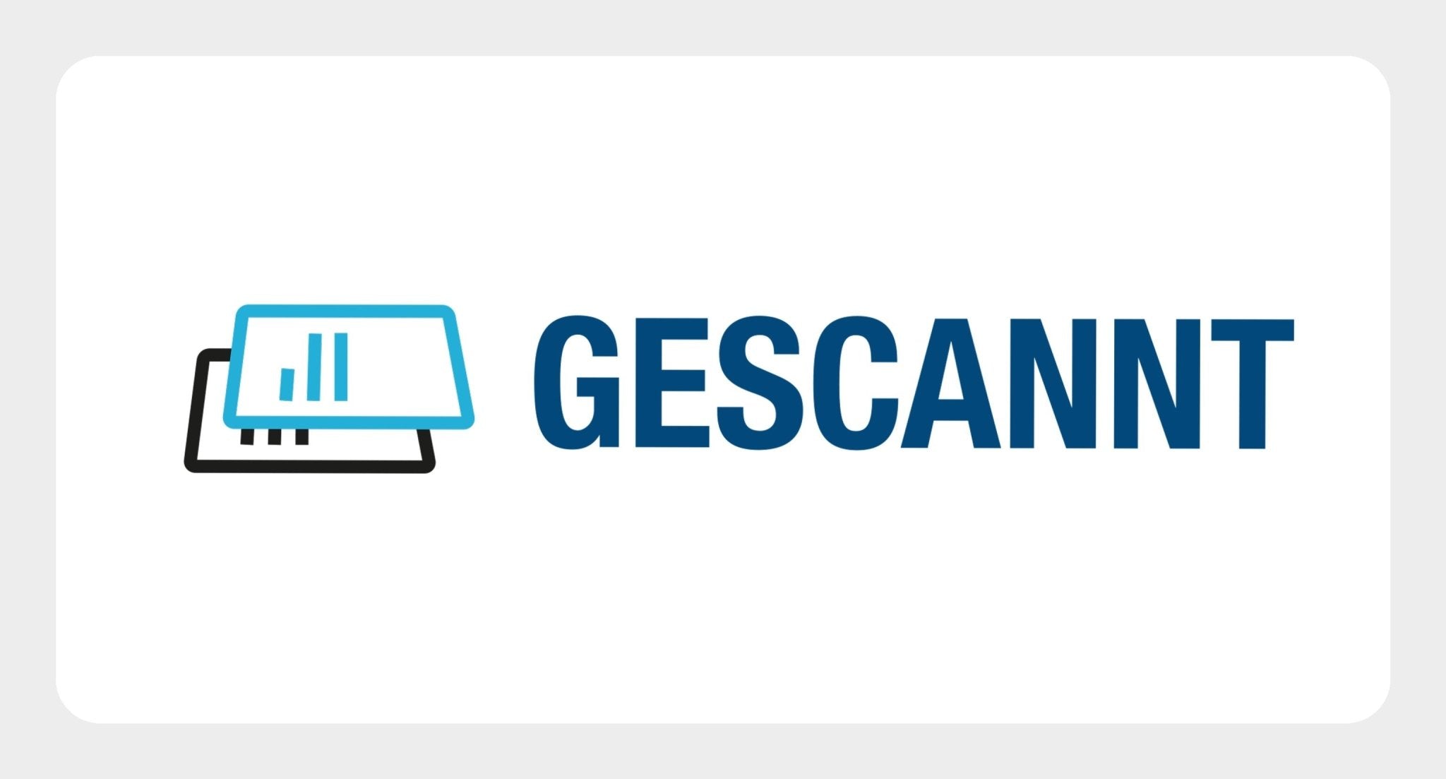 Aufkleber im Spenderkarton Text: Gescannt / 250 Stück 60x30 mm - adressaufkleber-fabrik.de