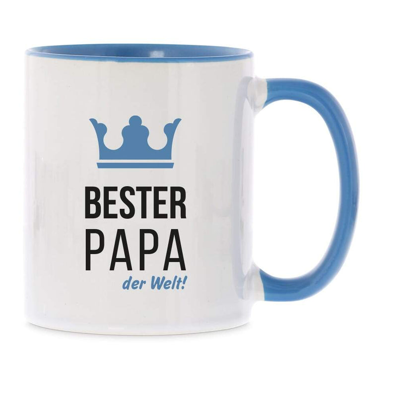 Keramiktasse "Bester Papa der Welt" - adressaufkleber-fabrik.de