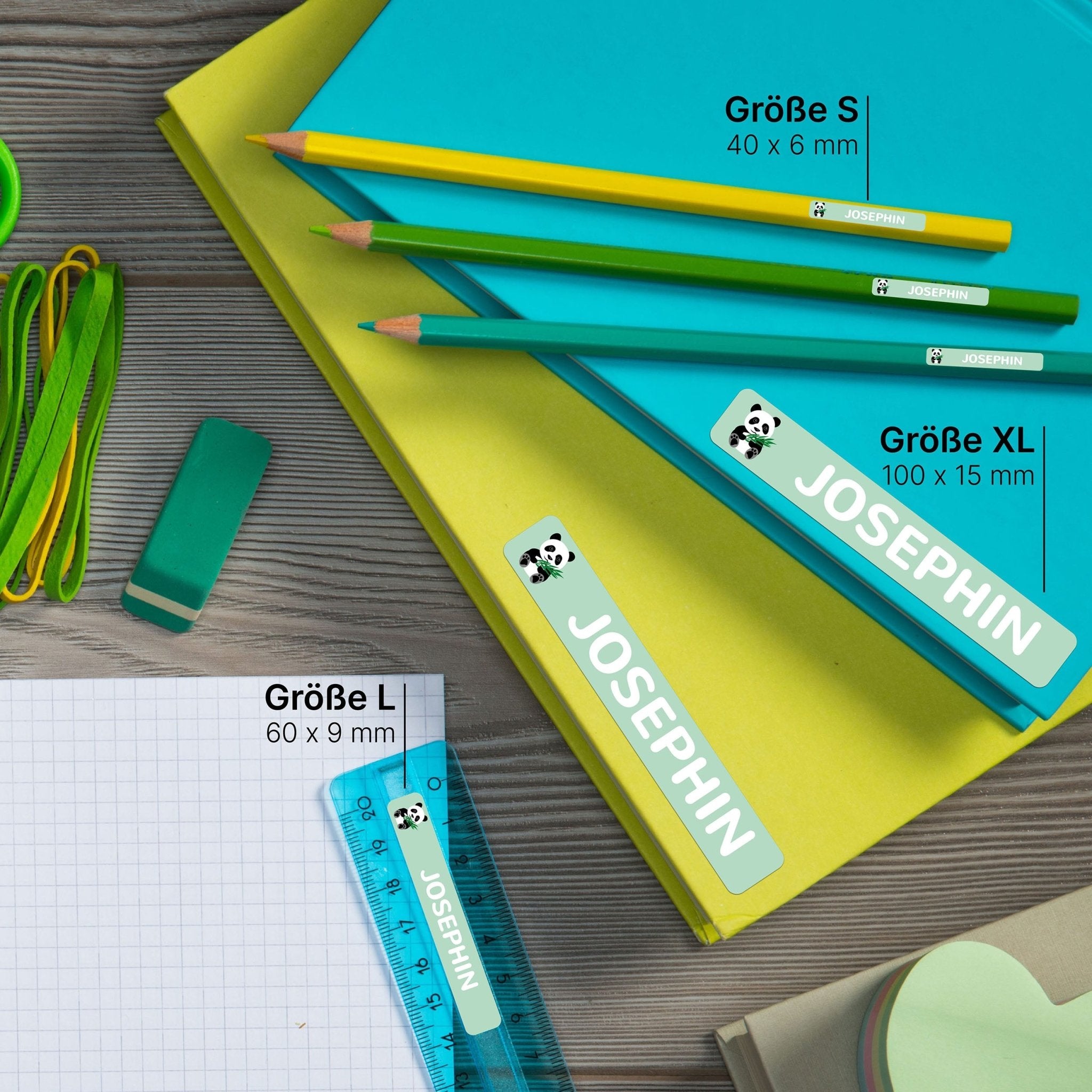 Stiftaufkleber für Kinder Größe S (215 Aufkleber 40x6 mm) - adressaufkleber-fabrik.de